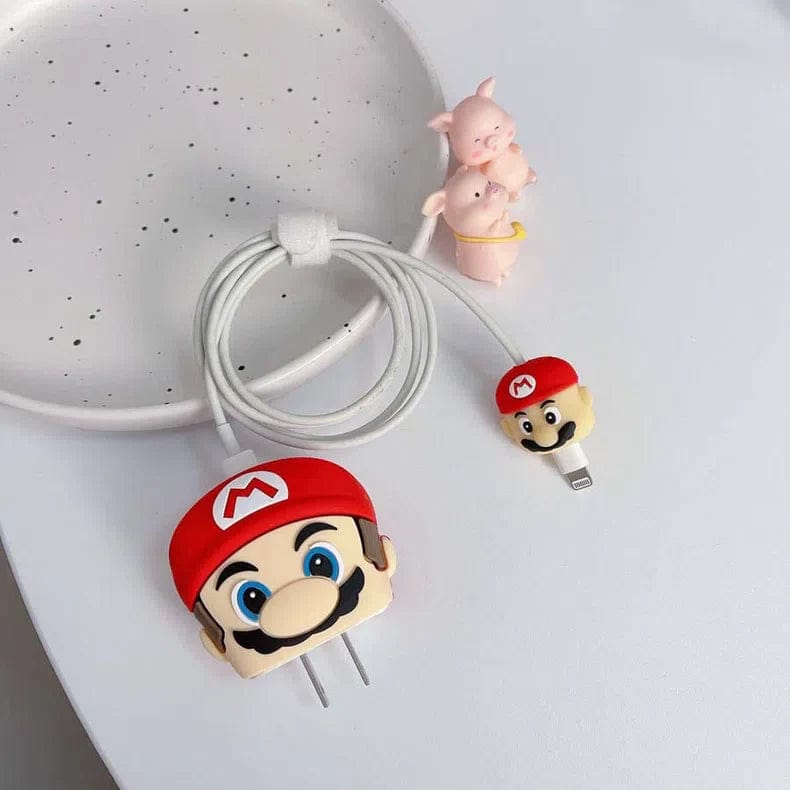 ktusu Generic Cases & Covers 3D Silicone Cover with Spiral for Apple Adapter 18-20W