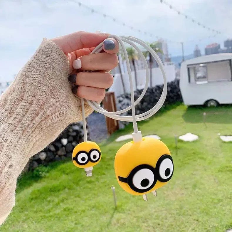 ktusu Generic Cases & Covers 3D Silicone Cover with Spiral for Apple Adapter 18-20W