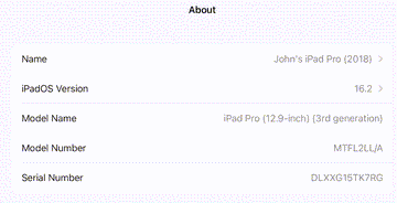 identify ipad models