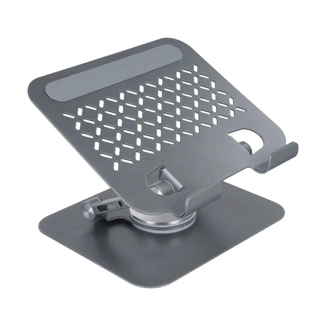ktusu Generic Stands Anti-slip Aluminum Alloy 360 Rotation Foldable Phone & Tablet Stand Dark Grey