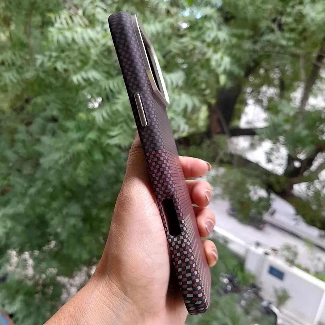 ktusu Generic Cases & Covers Aramid Fiber Magnetic Magsafe Slim Case for iPhone 17 Pro Max