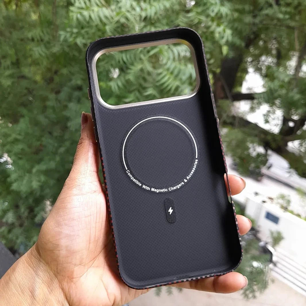 ktusu Generic Cases & Covers Aramid Fiber Magnetic Magsafe Slim Case for iPhone 17 Pro Max