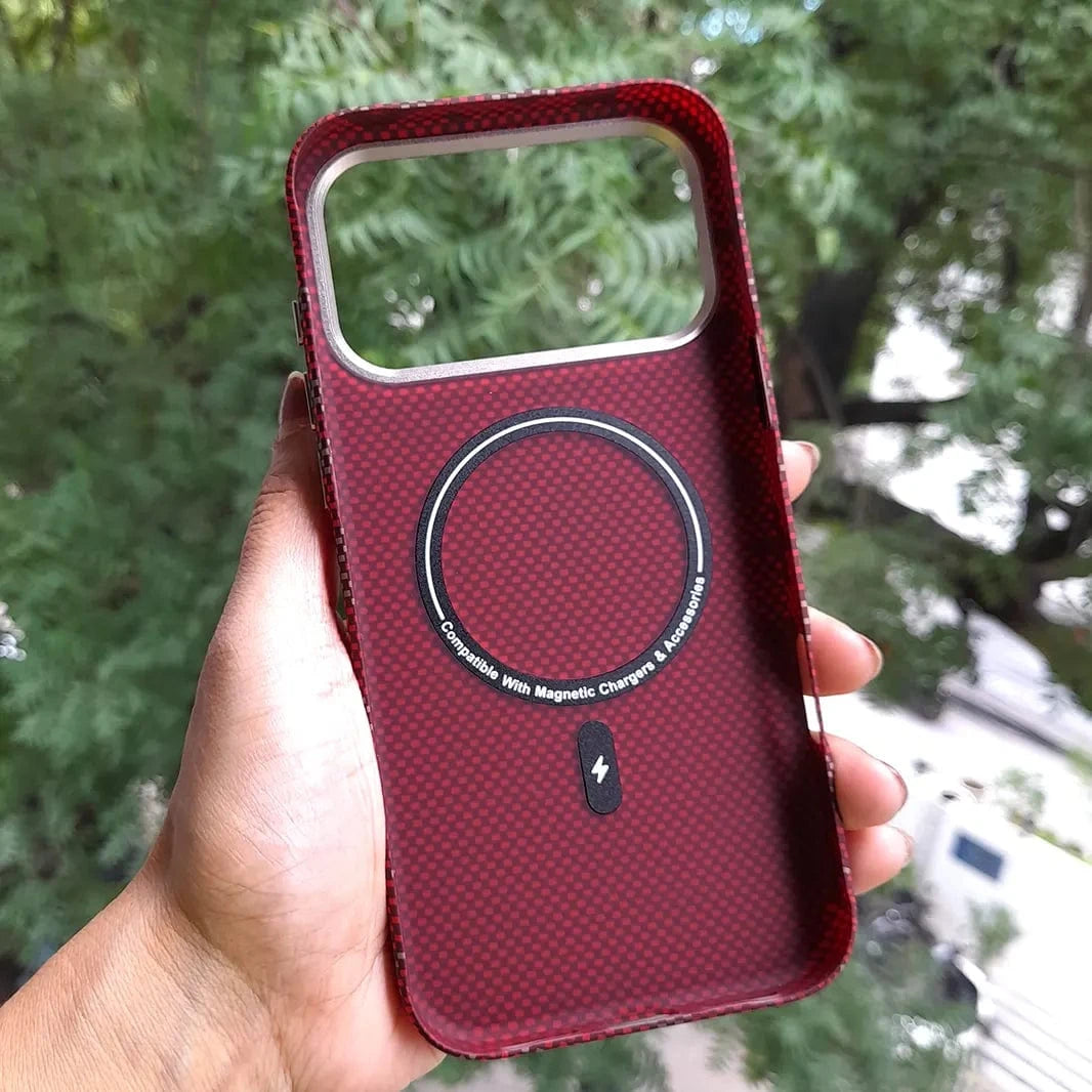 ktusu Generic Cases & Covers Aramid Fiber Magnetic Magsafe Slim Case for iPhone 17 Pro Max