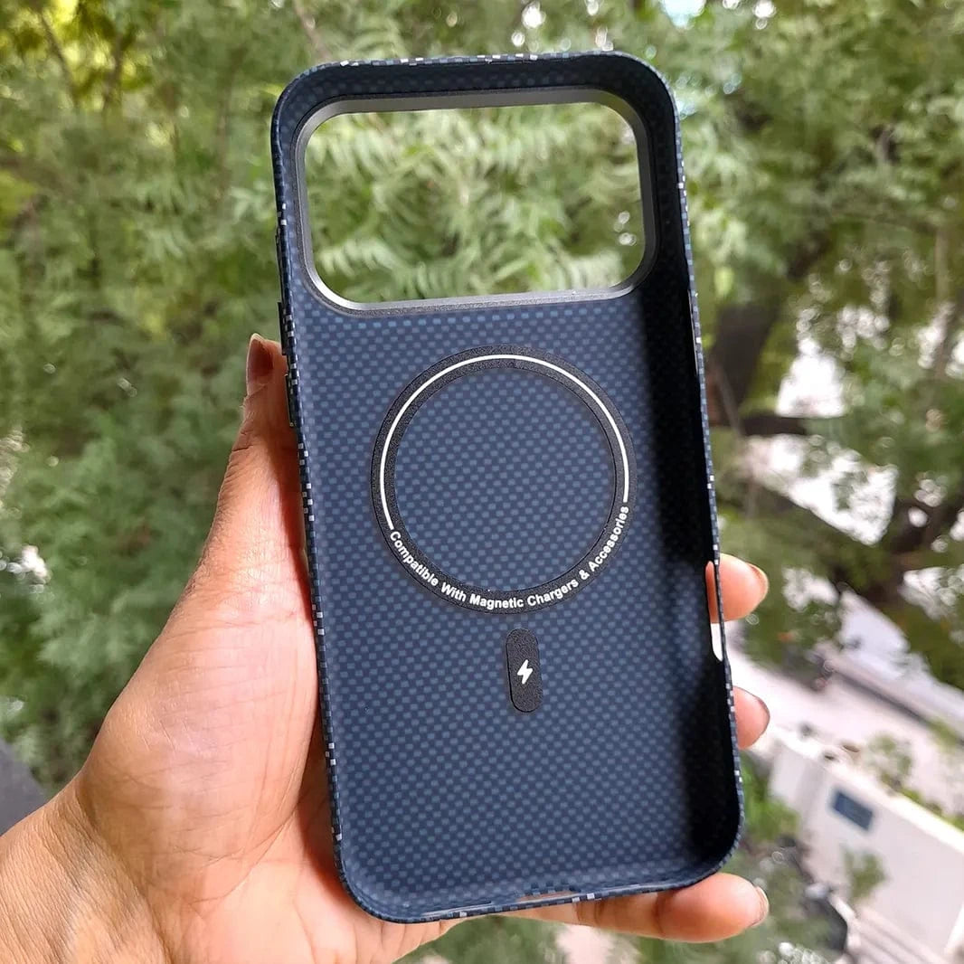 ktusu Generic Cases & Covers Aramid Fiber Magnetic Magsafe Slim Case for iPhone 17 Pro Max