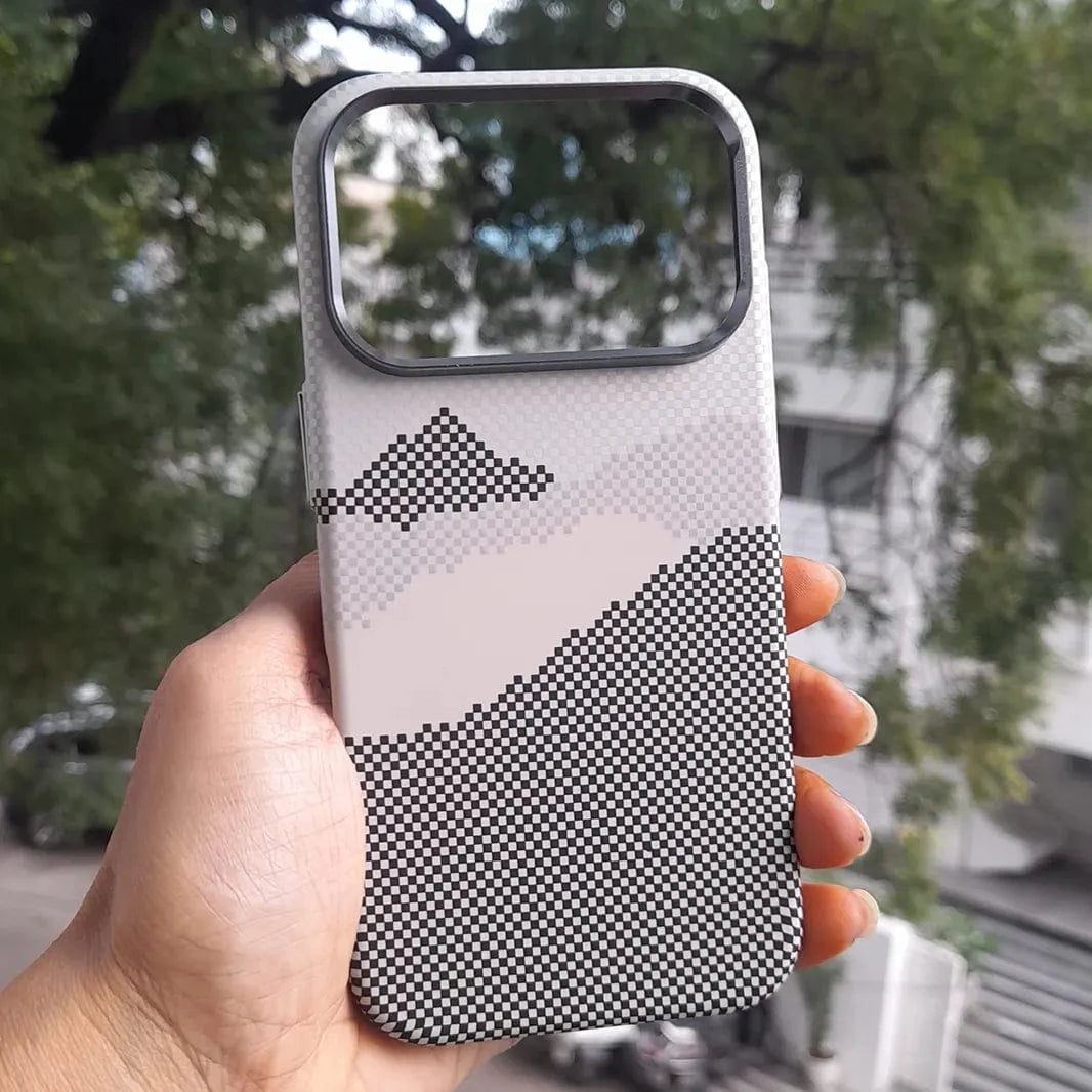 ktusu Generic Cases & Covers Aramid Fiber Magnetic Magsafe Slim Case for iPhone 17 Pro Max Sunset Moonrise