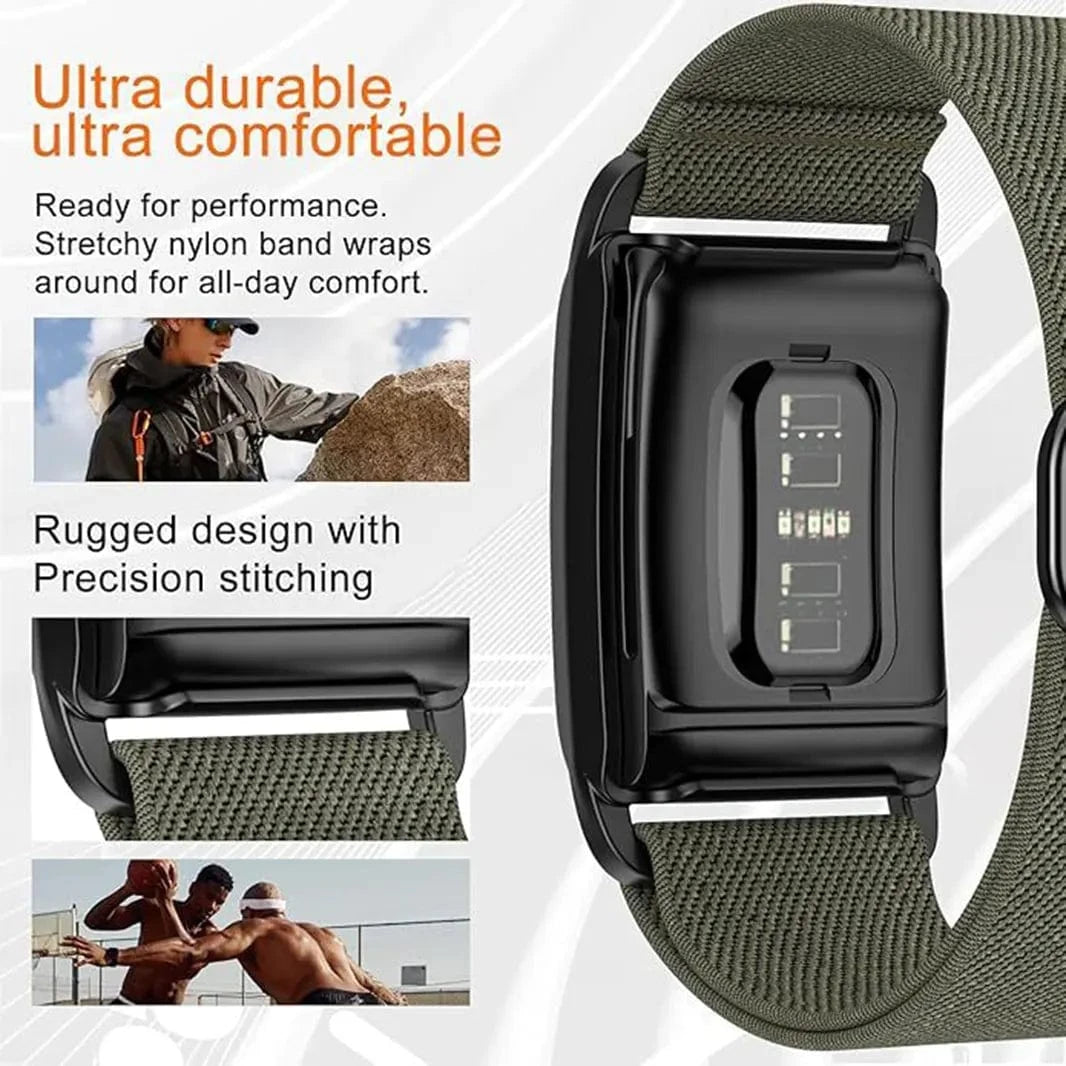 ktusu Generic Watch Bands Breathable Nylon Loop Adjustable Replacement Strap for Whoop 4.0