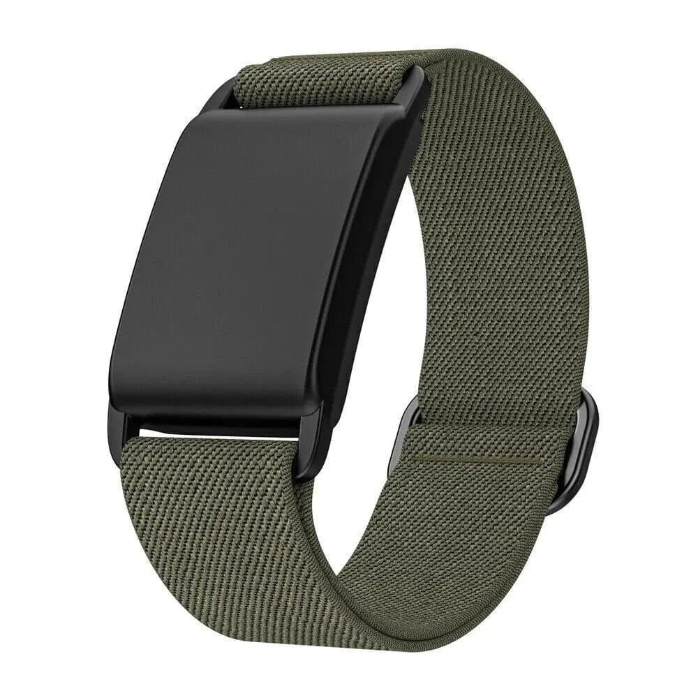 ktusu Generic Watch Bands Breathable Nylon Loop Adjustable Replacement Strap for Whoop 4.0 Army Green