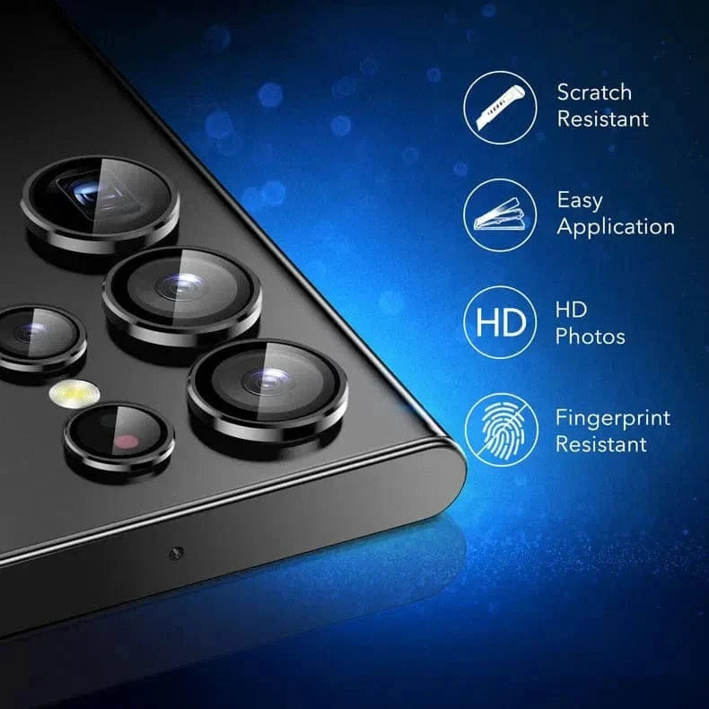 ktusu Generic Camera Lens Protectors Camera Lens Protector Aluminum Alloy Ring for Samsung S22 Ultra