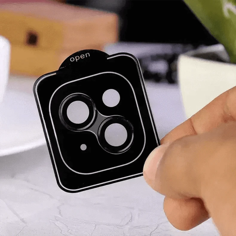 ktusu Generic Camera Lens Protectors Camera Lens Protector with Easy Installation for iPhone 14 | 14 Plus Space Grey