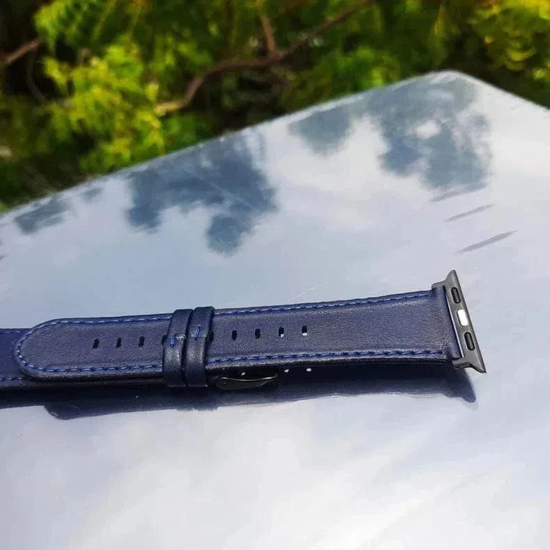 ktusu Generic Watch Bands Classic Leather Texture Band for Apple Watch 42 | 44 | 45 | Ultra 49 | 46mm S10