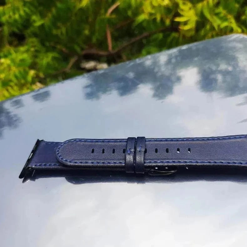 ktusu Generic Watch Bands Classic Leather Texture Band for Apple Watch 42 | 44 | 45 | Ultra 49 | 46mm S10