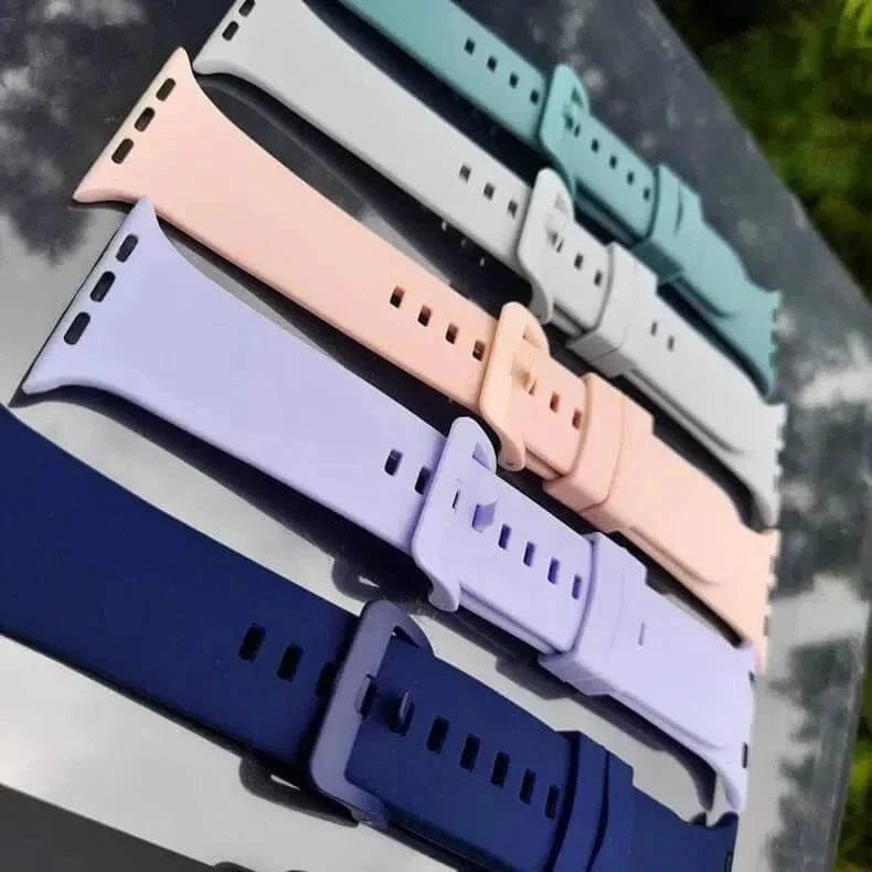 ktusu Generic Watch Bands Classic Silicone Soft Band for Apple Watch 42 | 44 | 45 | Ultra 49 | 46mm S10