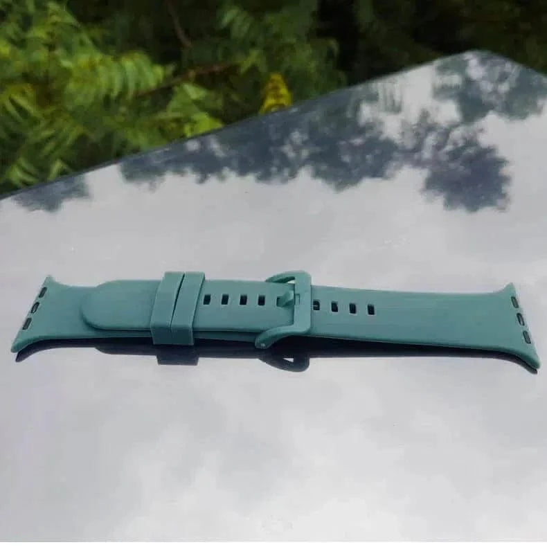 ktusu Generic Watch Bands Classic Silicone Soft Band for Apple Watch 42 | 44 | 45 | Ultra 49 | 46mm S10 Cactus