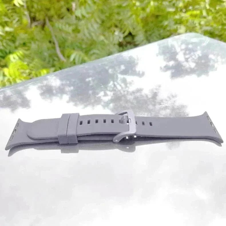 ktusu Generic Watch Bands Classic Silicone Soft Band for Apple Watch 42 | 44 | 45 | Ultra 49 | 46mm S10 Grey