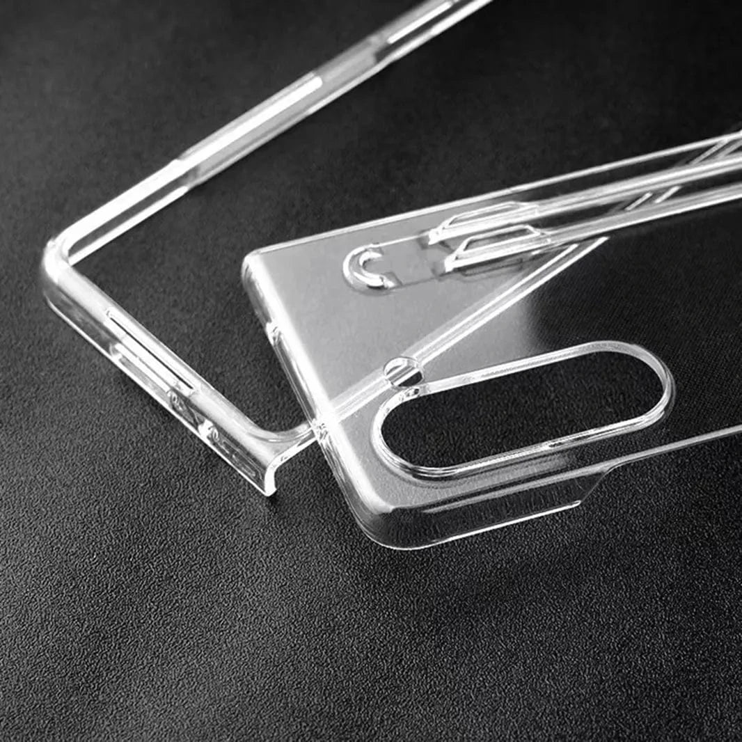 ktusu Generic Cases & Covers Crystal Clear Built-in Stylus Slot Hard PC Transparent Case with Pen for Samsung Z Fold7