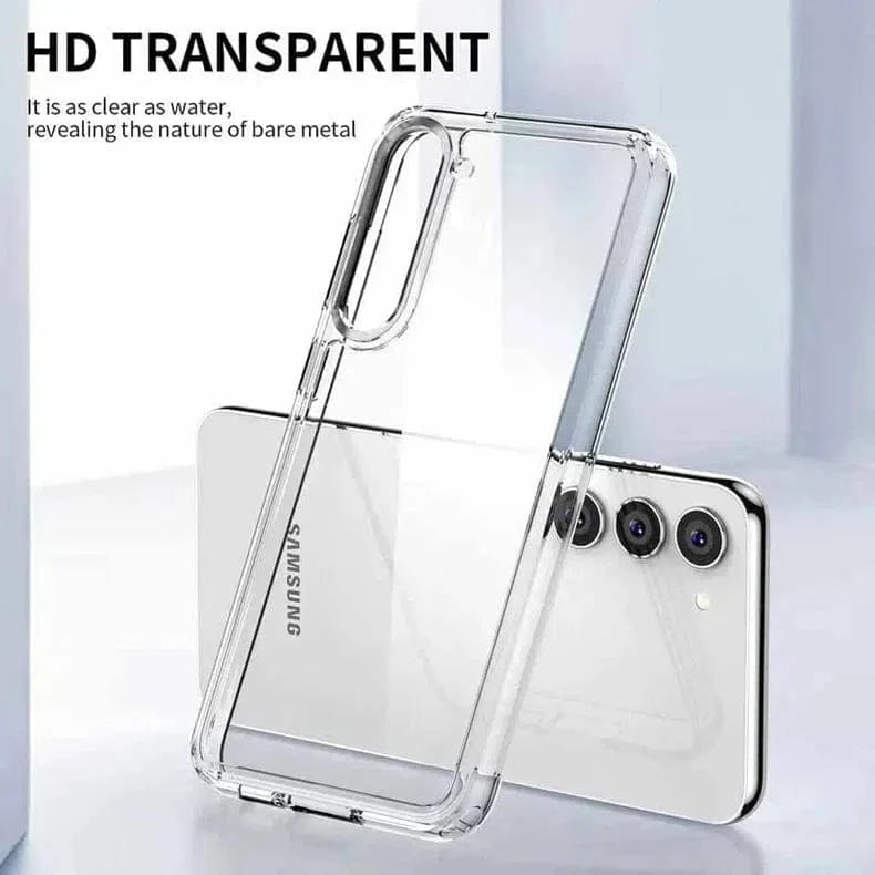 ktusu Generic Cases & Covers Crystal Clear Hard Back Soft TPU Edge Case for Samsung S24 Plus Clear