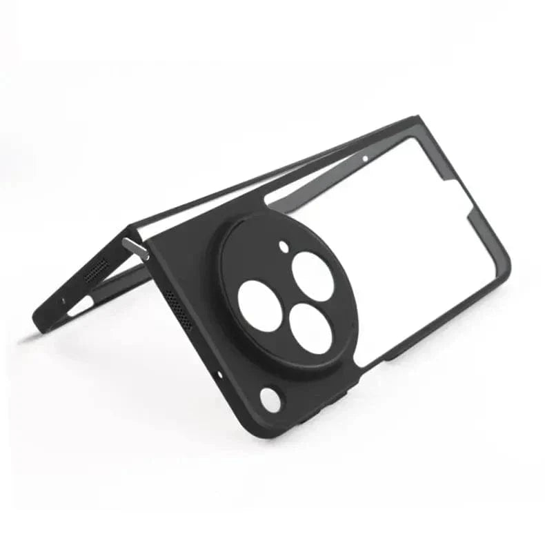 ktusu Generic Cases & Covers Crystal Clear Hybrid Matte Side Hard Case for OnePlus Nord CE 4 Black