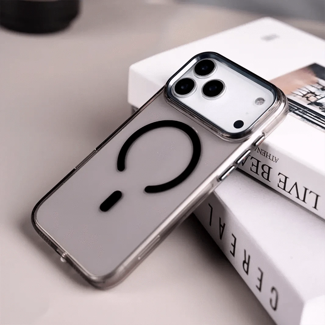 ktusu Generic Cases & Covers Cystal Clear Slim Metal Keys Magsafe Case for iPhone 17 Pro Max