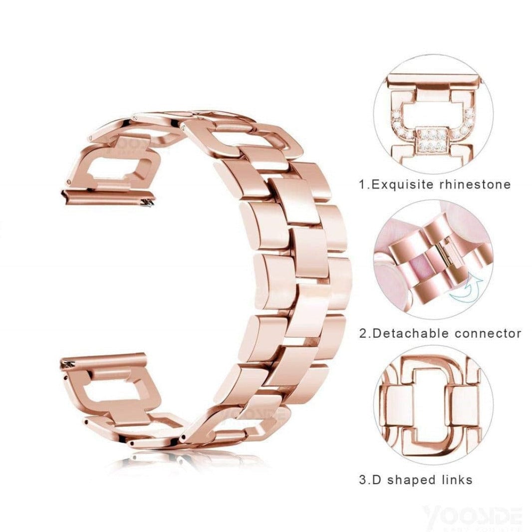 ktusu Generic Watch Bands D Shape Chain link Metal Band for Apple Watch 42 | 44 | 45 | Ultra 49 | 46mm S10