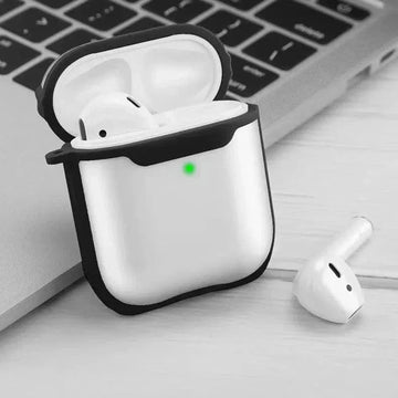 ktusu Generic Cases & Covers Eggshell Transparent Cover for Airpods 1 | 2 Black
