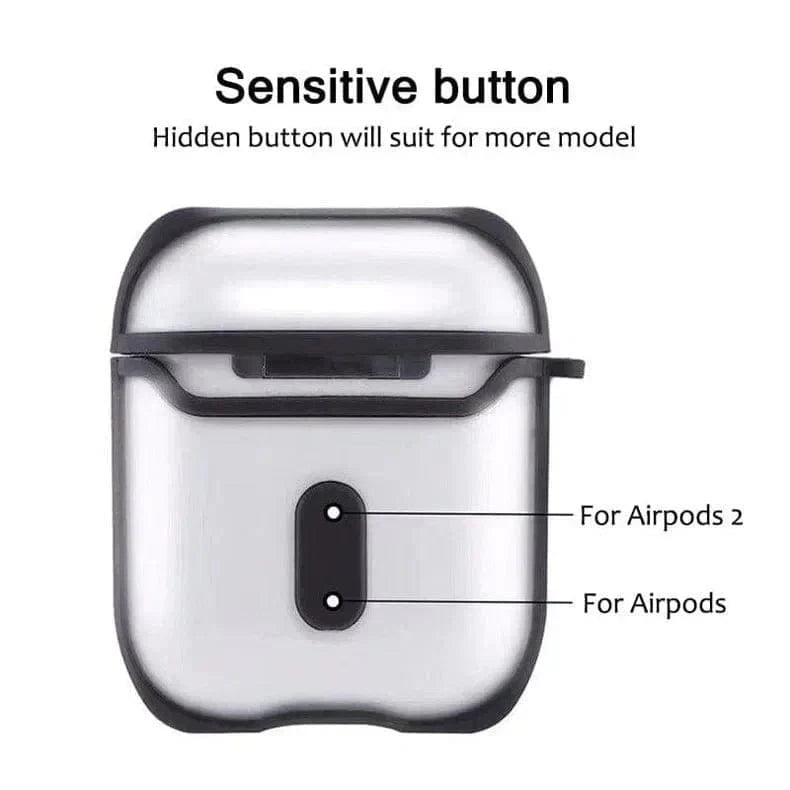 ktusu Generic Cases & Covers Eggshell Transparent Cover for Airpods 1 | 2 Grey