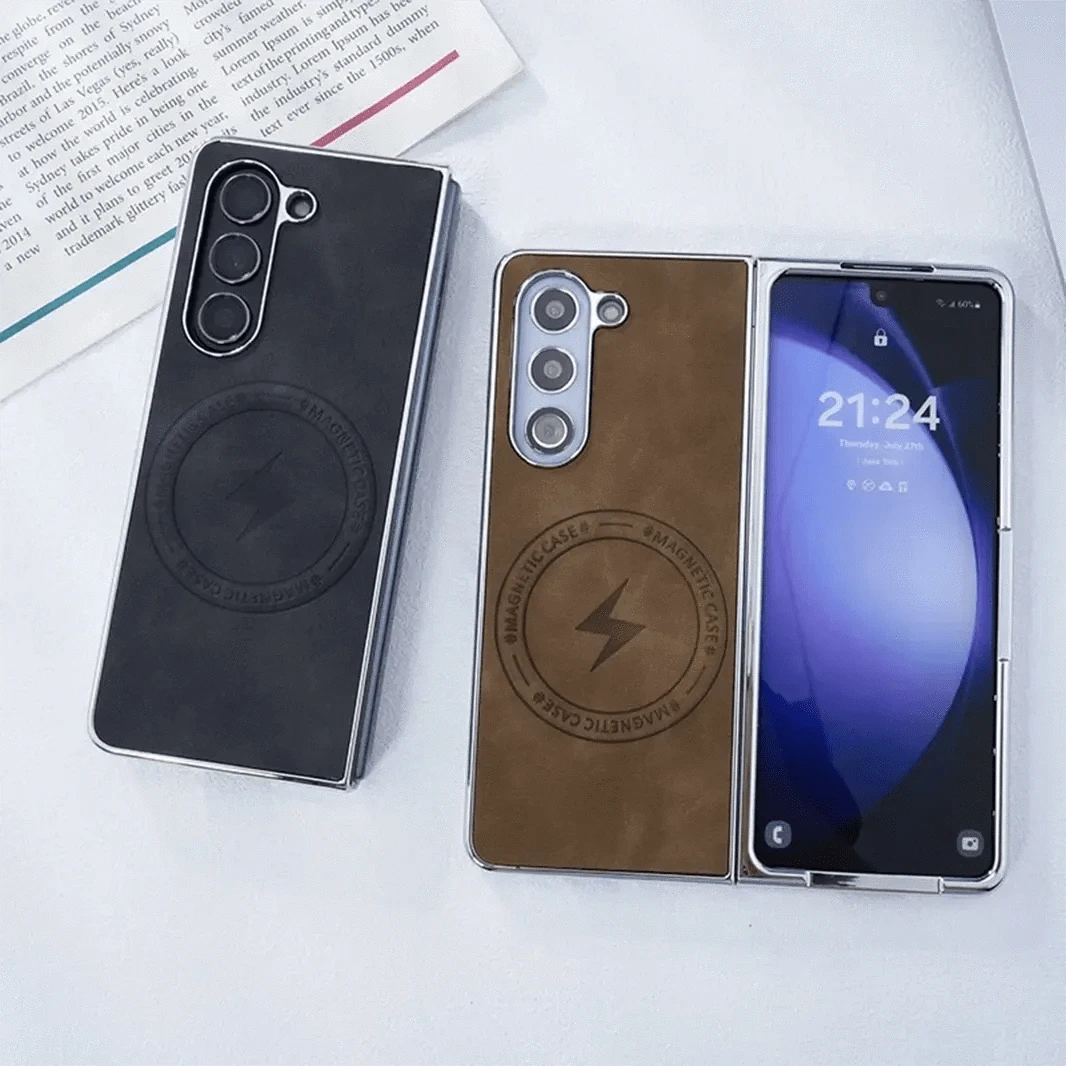 ktusu Generic Cases & Covers Electroplated Magnetic Charging Compatible Case for Samsung Z Fold7