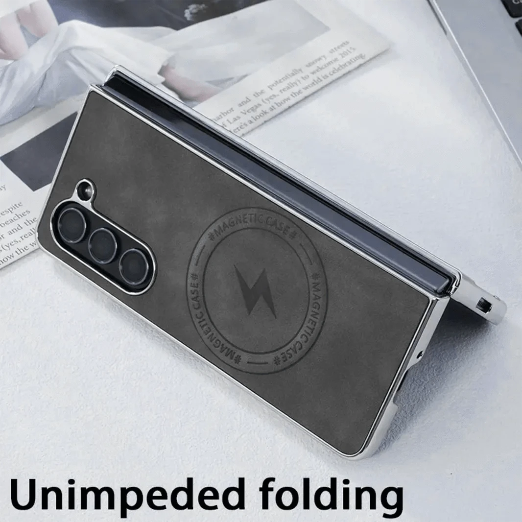 ktusu Generic Cases & Covers Electroplated Magnetic Charging Compatible Case for Samsung Z Fold7