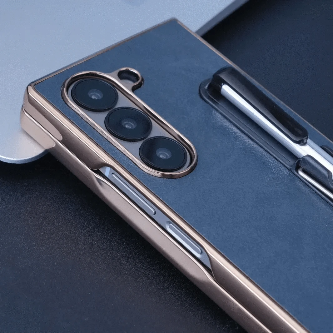 ktusu Generic Cases & Covers Electroplating Case with Stylus Pen Slot for Samsung Z Fold6