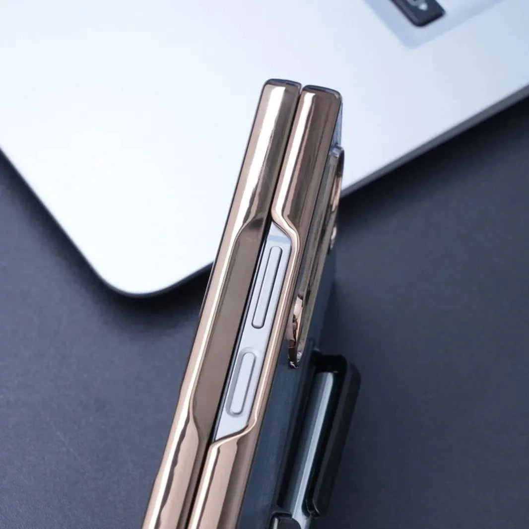 ktusu Generic Cases & Covers Electroplating Case with Stylus Pen Slot for Samsung Z Fold6