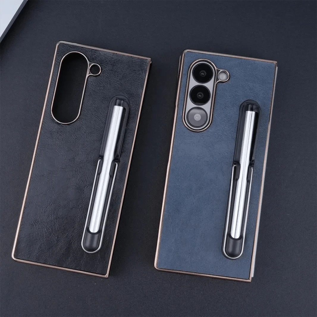 ktusu Generic Cases & Covers Electroplating Case with Stylus Pen Slot for Samsung Z Fold6