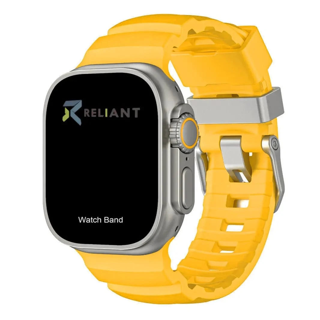 ktusu Generic Watch Bands FKM Rubber Sports Band for Apple Watch 42 | 44 | 45 | Ultra 49 | 46mm S10