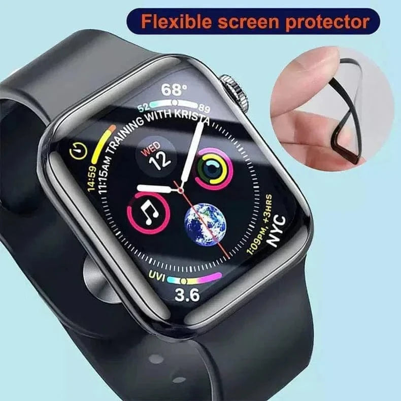 ktusu Generic Screen Protection Flexible Clear Tempered Glass for Apple Watch 45mm
