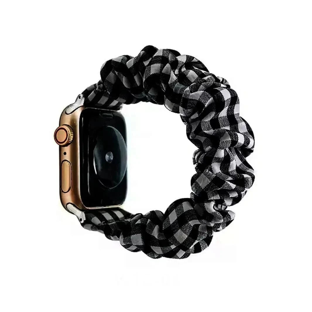 ktusu Generic Watch Bands Fluffy Fabric Elastic Band for Apple Watch 38 | 40 | 41 | 42mm S10