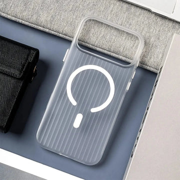 ktusu Generic Cases & Covers Fluted Texture Magsafe Matte Case for iPhone 17 Pro Max