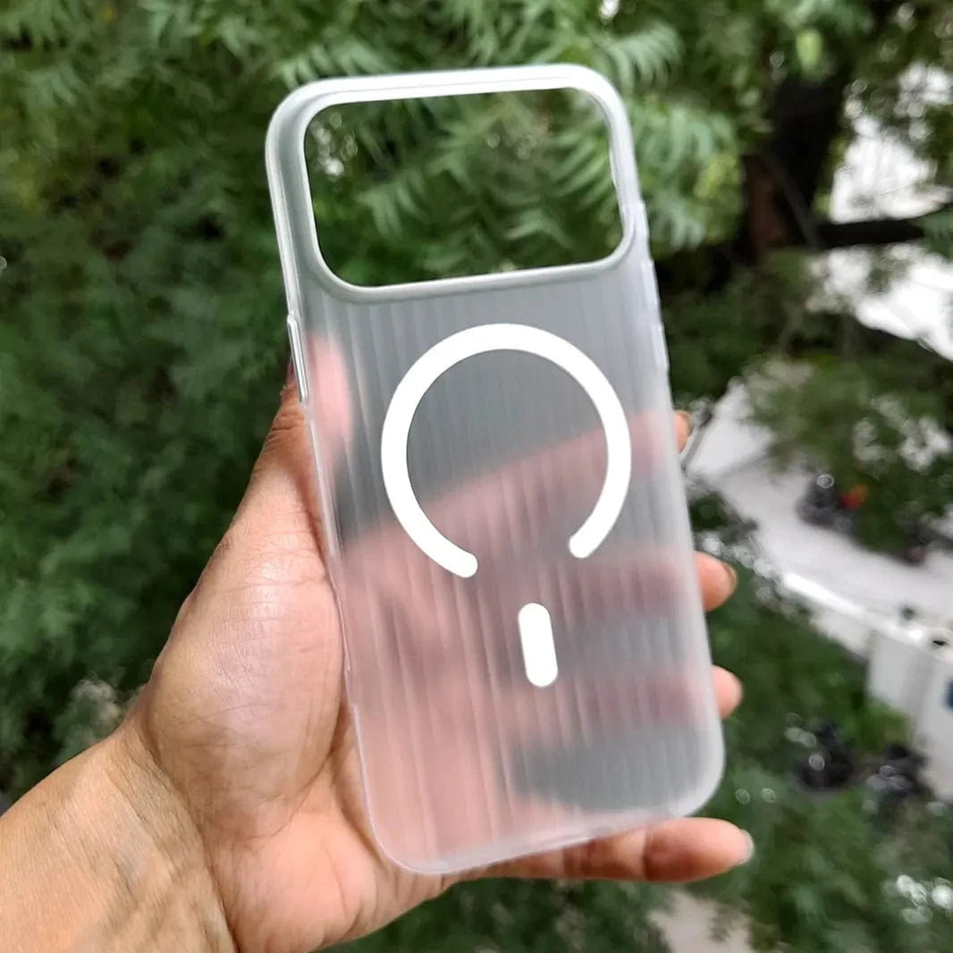 ktusu Generic Cases & Covers Fluted Texture Magsafe Matte Case for iPhone 17 Pro Max White