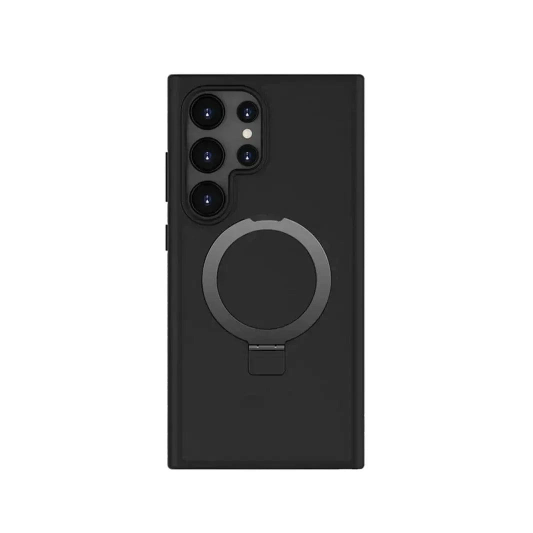 ktusu Generic Cases & Covers Frosted Magnetic MagSafe KickStand Matte Hard Case for Samsung S25 Plus