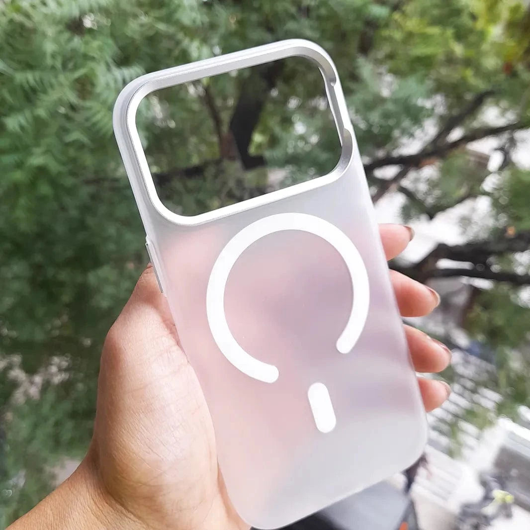 ktusu Generic Cases & Covers Frosted Matte Ultra-Thin Slim Metal Key Magsafe Case for iPhone 17 Pro Max Frosted