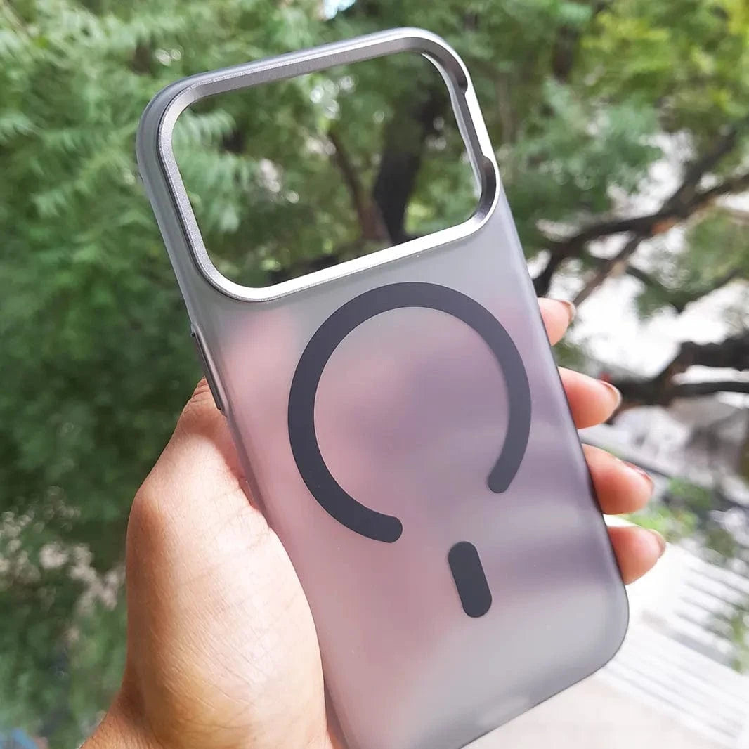 ktusu Generic Cases & Covers Frosted Matte Ultra-Thin Slim Metal Key Magsafe Case for iPhone 17 Pro Max Smoke