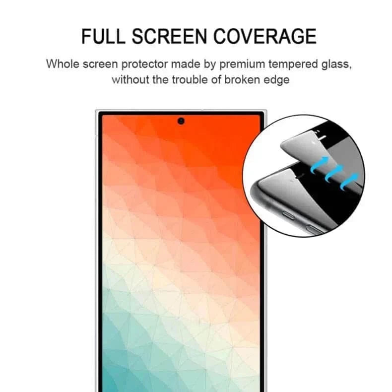 ktusu Generic Screen Protection Full Glue Tempered Glass for Samsung S23