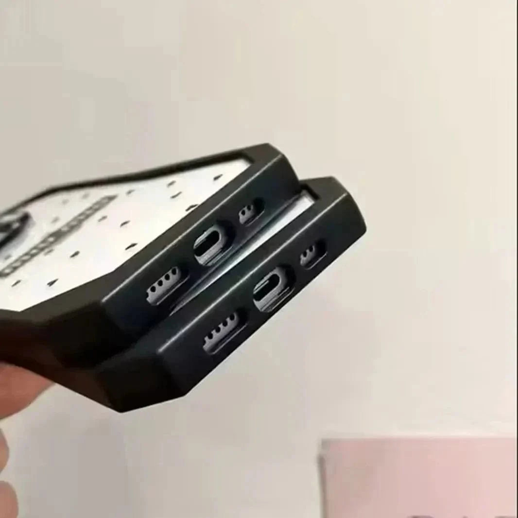 ktusu Generic Cases & Covers Irregular Border Back Clear Hard Case for iPhone 13