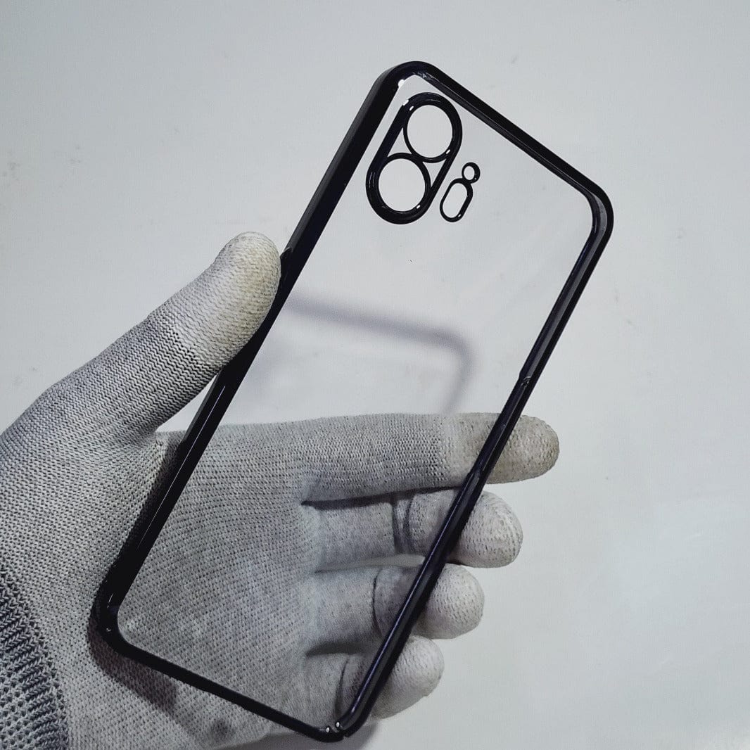 ktusu Generic Cases & Covers iShock Ultra Thin Clear Shiny Bumper Case for Nothing 2 Black