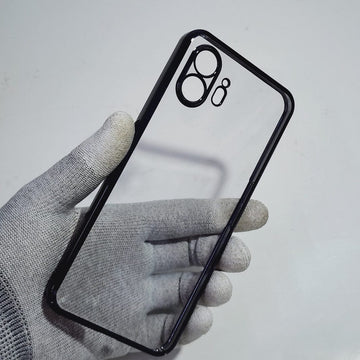 ktusu Generic Cases & Covers iShock Ultra Thin Clear Shiny Bumper Case for Nothing 2 Black