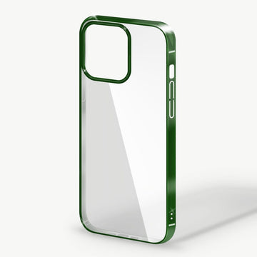ktusu iShock Cases & Covers iShock Ultra Thin Clear Shiny Frame Case for iPhone 13 Pro Max Green