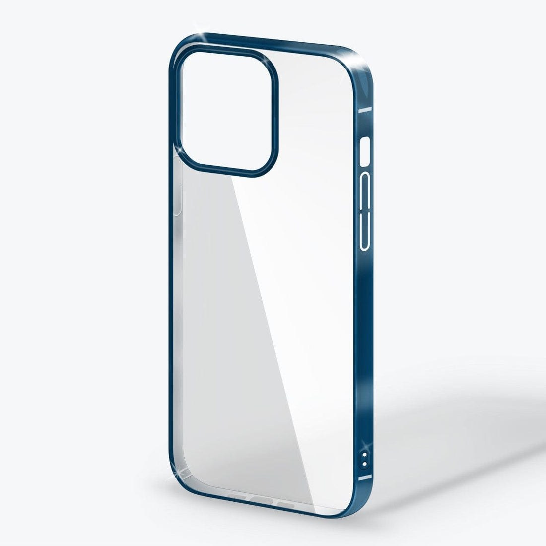 ktusu iShock Cases & Covers iShock Ultra Thin Clear Shiny Frame Case for iPhone 14 Pro Max Blue