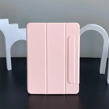 Magnetic Smart Trifold Slim Cover for iPad Pro 2 | Pro 3 M1 | Pro 4 M2 (11-inch) iPad Pro 2 | Pro 3 M1 | Pro 4 M2 (11-inch) / Pink - Ktusu