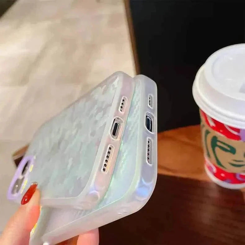 ktusu Generic Cases & Covers Laser Gradient Printed Hard Case for iPhone 13