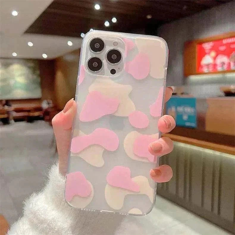 ktusu Generic Cases & Covers Leopard Print Sleek Matte Hard Case for iPhone 14 Pro Max Pink Yellow