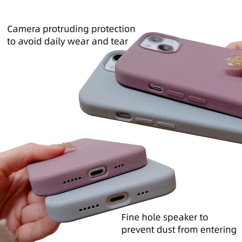 ktusu Generic Cases & Covers Liquid Silicone inner microfiber Case for iPhone 13 Pro