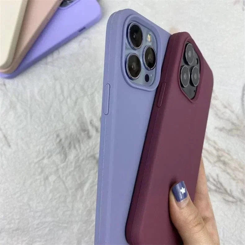 ktusu Generic Cases & Covers Liquid Silicone inner microfiber Case for iPhone 13 Pro