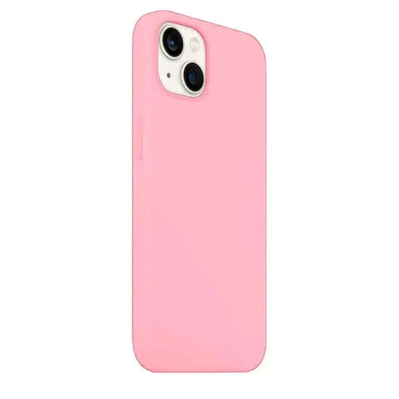 ktusu Generic Cases & Covers Liquid Silicone inner microfiber Case for iPhone 13 Pro Baby Pink